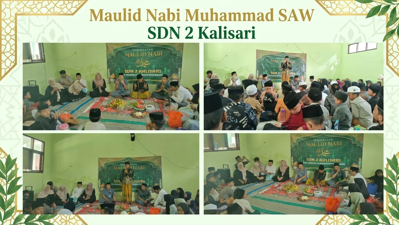 Kegiatan Maulid Nabi SDN 2 Kalisari